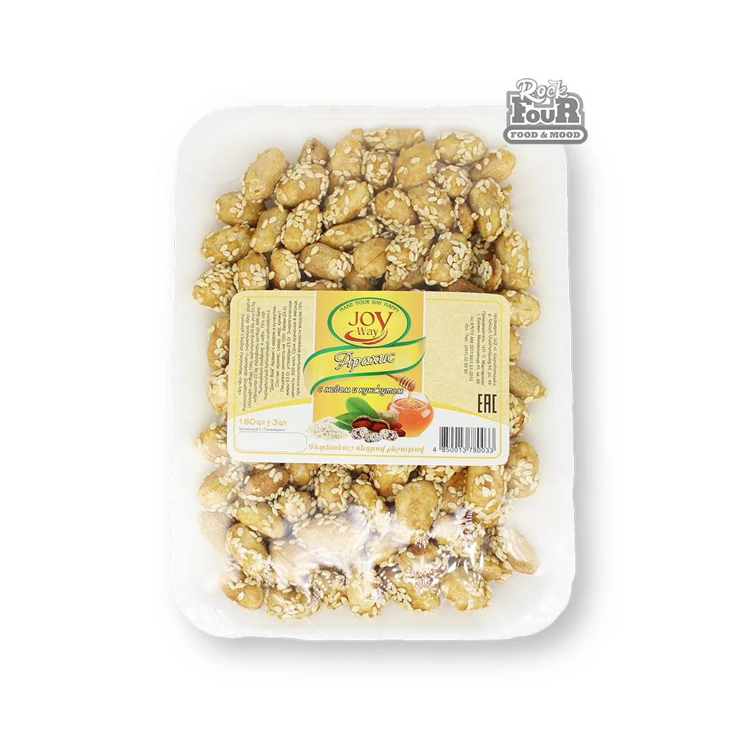 Peanuts "Joy Way" roasted, with honey and sesame 180g